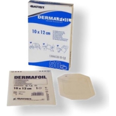 BATIST DERMAFOIL náplasť 10x12 cm, sterilná, transparentná 50 ks