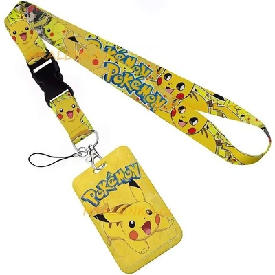 Šňůrka na krk 25487 s cedulkou na ID karty Pokémon PIKACHU