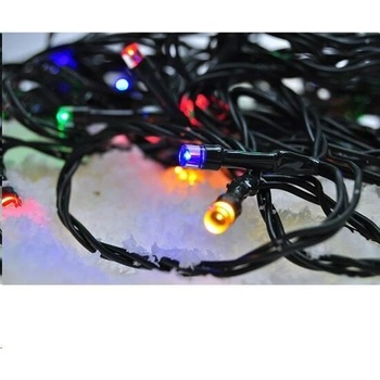 Solight LED vonkajšie vianočné reťaz 500 LED 50m prívod 5m 8 funkcií časovač IP44 viacfarebný 1V05-M