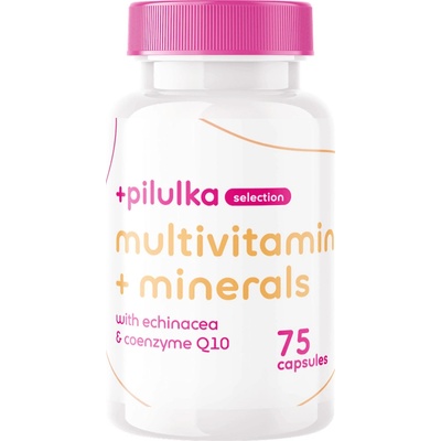 Pilulka Selection Multivitamin s minerály s Echinaceou + Koenzym Q10 75 kapslí