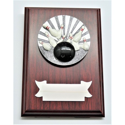 VIZINGR Bowling plaketa H122-G15-FG006 15 cm