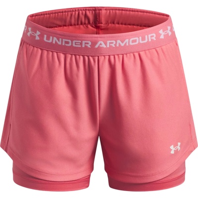 Under Armour UA Tech Play Up 2n1 Short rúžová