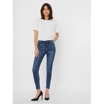 Image 1 of Vero Moda Дънки Vero Moda Women's Tilde Midrise Slim Ankle Zipped Skinny Jeans - Mid Blue Denim