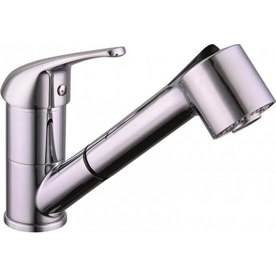 Inter Ceramic Стоящ смесител за кухня, Inter Ceramic, ICF 7163105C, с изтеглящ душ, (7190048)