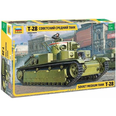 Zvezda T 28 Heavy Tank 3694 1:35