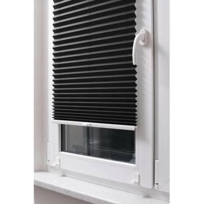 STUZA Plisé roleta EasyFix, černá, 60 x 120 cm