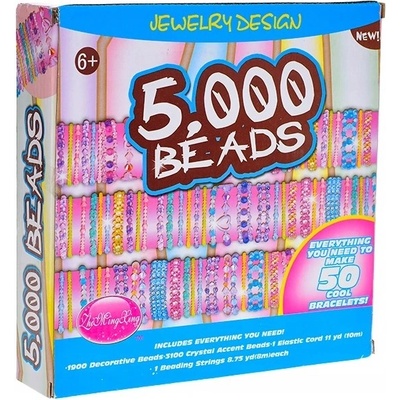 Sada korálků 5000 ks pro výrobu náramků
