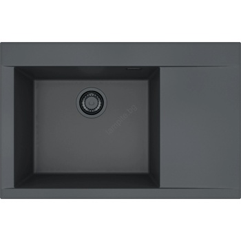 Alveus 1149305 - Кухненска мивка PURE 79x51, 5 см гранит/черна (AV0158)