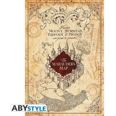 Abysse Corp Plagát Harry Potter - Mapa záškodníkov 91,5 x 61 cm