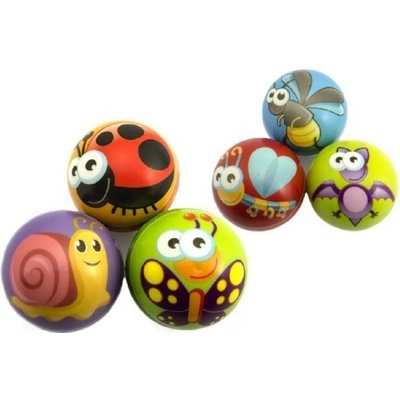 Teddies Míček pěnový 10cm asst 12ks