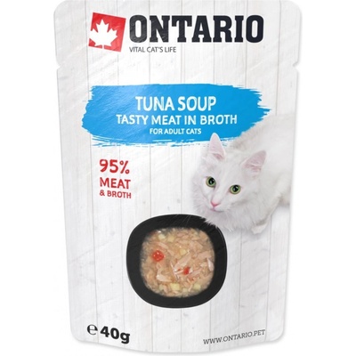 Ontario Soup Cat Tuna with vegetables 40 g