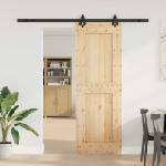 vidaXL Преплъзваща се врата NARVIK 80 x 210 см (213, 5 см) (3445330)
