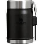 STANLEY Матово черен термос за храна от неръждаема стомана 400 ml Legendary Food Jar + Spork Black 2.0 - Stanley (100000116009)