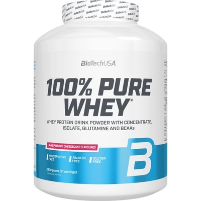 BioTechUSA 100% Pure Whey [2000 грама] Малинов чийзкейк