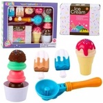 LEAN Toys Childrens Ice Cream Sweet Set Ice Cream Spoon Box 14 pcs