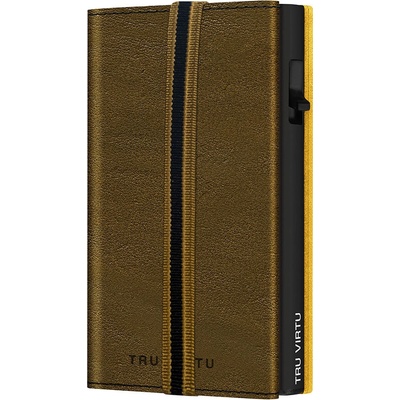 Tru Virtu peňaženka Click & Slide Strap Edge Caramba Mossgreen Earth Black 4260050242096