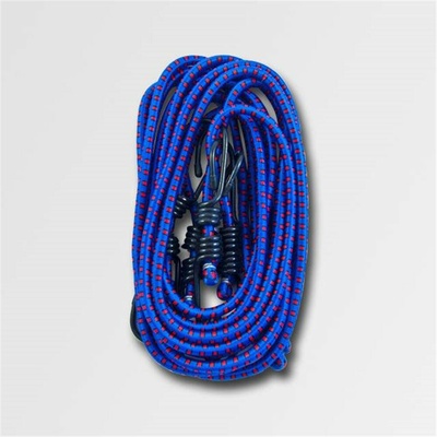 Gumové popruhy (gumicuky), sada 4 ks, délka 1 m, průměr 8 mm, modré – MAGG GM0100
