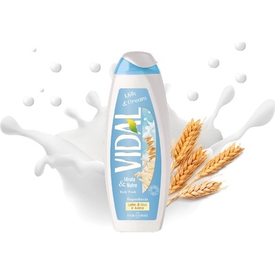 Vidal Milk & Cream sprchový gél 500 ml