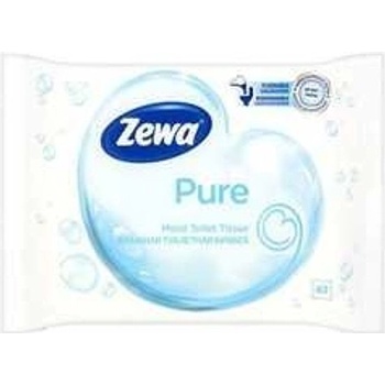 ZEWA Pure vlhčený bílý 42 ubrousků