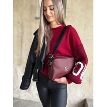 Grosso Bordová crossbody kabelka GS-77-bordoNEW