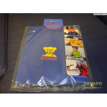 DANAPO Zástěrka na hraní a krmení modrá