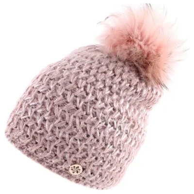 Дамска плетена шапка Granadilla JG5336, Пепел от рози