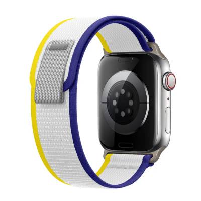 iMore Řemínek Trailový tah pro Apple Watch Ultra 1/2 (49mm) - kráslovsky modrá-žlutá