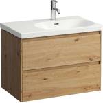 Laufen Lani - Шкаф за мивка, 74x45x52 cm, 2 чекмеджета, дъб H4035821122671 (H4035821122671)