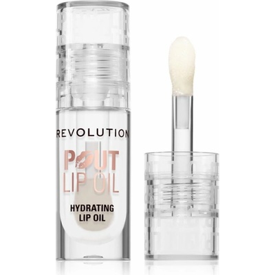 Makeup Revolution Pout Lip olej na pery s hydratačným účinkom Lychee Clear 3 ml