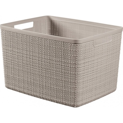 Curver Košík Jute L 20 l, taupe