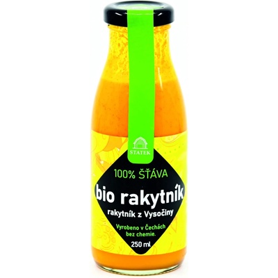 Hradecké delikatesy 100% Šťáva Rakytník BIO 250 ml