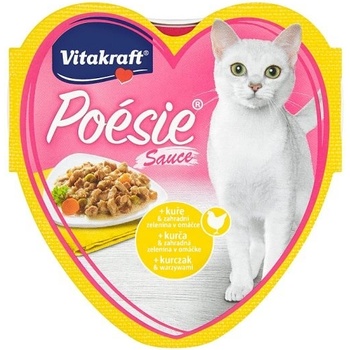 Vitakraft Poésie Sauce kurča & záhradná zelenina v omáčke 85 g