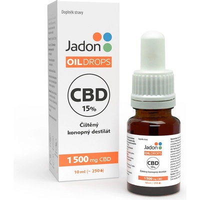 Jadon oil drops konopný olej CBD 15% 10 ml