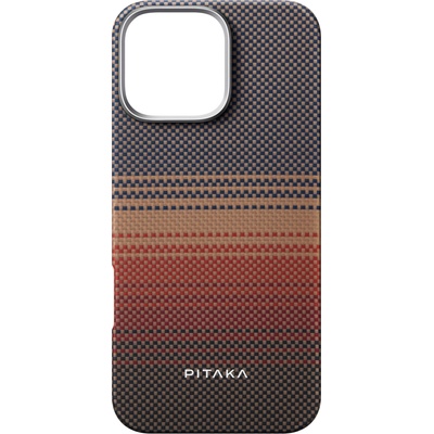 PITAKA кевларен кейс с MagSafe за iPhone 16 Pro Max Tactile Woven Case Suset (8594184315101)