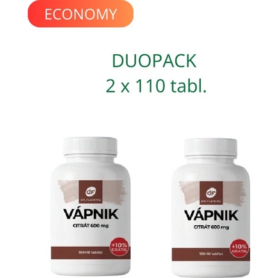 Dr. Fleming Vápnik Citrát 600mg 220 ks