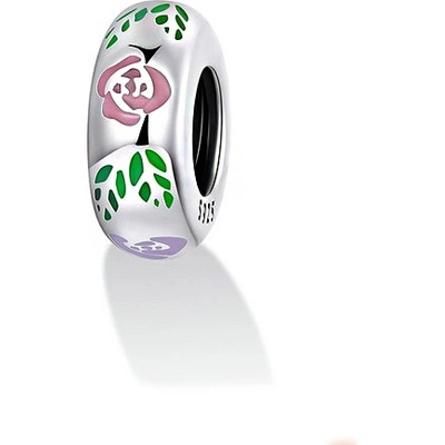 P&J Jewellery Stříbrný oddělovač Barevné růže SB95