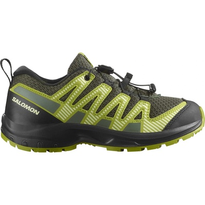 Salomon Детски мултиспорт обувки Salomon Kid's Xa Pro V8 Multisport shoes - Urban Chic / Black / Dark Citron - размер 35 (EU) (702-1981-0718)