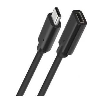 MicroConnect SB3.1CC1.5EX predlžovací USB-C MF, 1,5m, černý