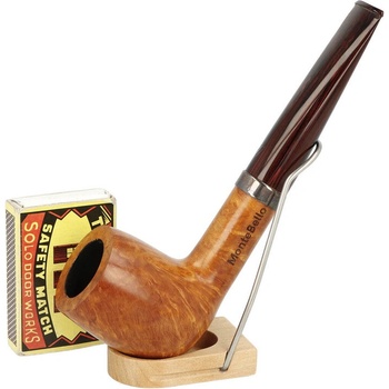 MonteBello Dýmka Billiard světlá hladká filtr 9mm