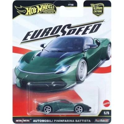 Osobní automobil Mattel Hot Wheels Automobili Pininfarina Battista zelený 1:64