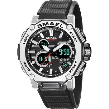 SMAEL Часовник smael tr-14131 - Черен / Сребърен kp14131 (tr-14131)