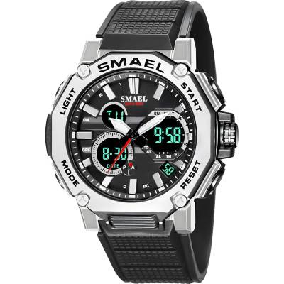 SMAEL Часовник smael tr-14131 - Черен / Сребърен kp14131 (tr-14131)