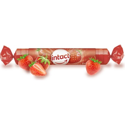 Intact hroznový cukr s vitamínem C jahoda 40 g