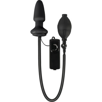 Seven Creations You2Toys - Надуваем анален вибратор (черен)