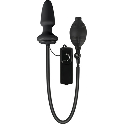 Seven Creations You2Toys - Надуваем анален вибратор (черен)