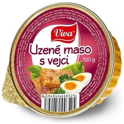 Viva Maso uzené s vejci 16 x 120 g