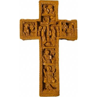 Voskový kříž s kadidlem z hory Athos (13 cm) - Sleva I.