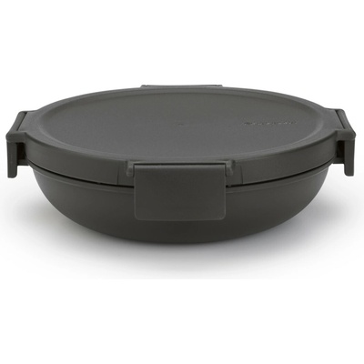Brabantia Miska na obed MAKE & TAKE 1 l, tmavo šedá
