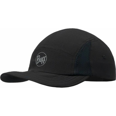 Buff 5 Panels Cap R-solid Black