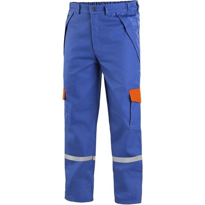 Canis CXS ENERGETIK MULTI 9043 II pánské Výstražné montérky kalhoty modro-oranžové